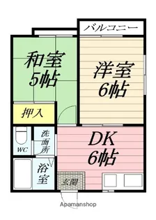ヒルズ小矢部【2階】の間取り