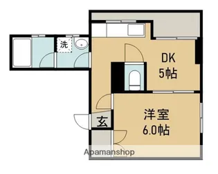 小柳ビル【402号室】の間取り