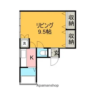 小柳ビル【202号室】の間取り