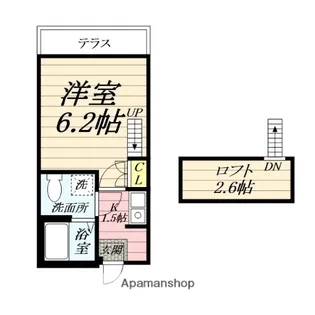 メゾン・ド・ヴィオロン【1階】の間取り