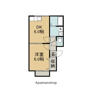 プルル【202号室】の間取り