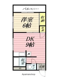 メゾン北久里浜【305号室】の間取り