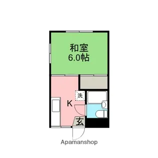 ザ・渓風【202号室】の間取り