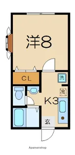 アークトゥルス【103号室】の間取り