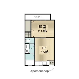 セイコーコーポⅢ【202号室】の間取り