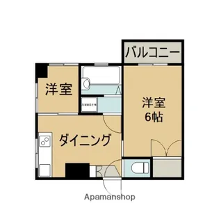 T&Sハイツ【402号室】の間取り