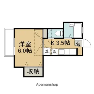 フォレストハイム【2階】の間取り