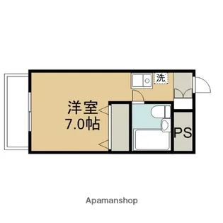 グランブルー【201号室】の間取り