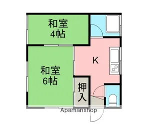 第2菊池荘【101号室】の間取り