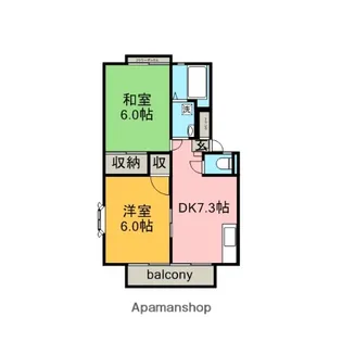ベイサイドヒルT&T【1階】の間取り