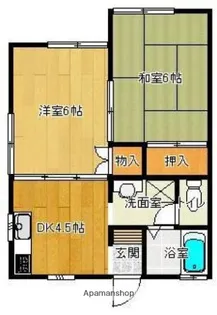 キーンツハイム【1階】の間取り