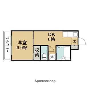 カーサリベルテ【203号室】の間取り