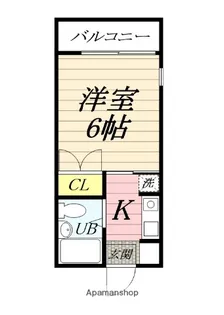 ATハイツ横須賀【201号室】の間取り