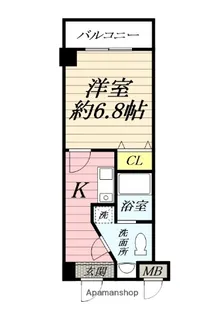 S−FORT横須賀海岸通り【313号室】の間取り
