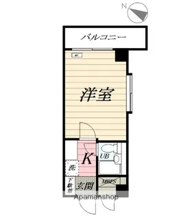 横須賀中央ダイカンプラザシティⅠ【4階】の間取り
