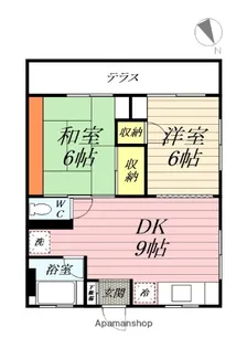 二葉ハイツ【1階】の間取り