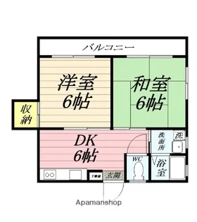 アークハイツ【201号室】の間取り