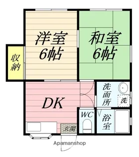 アークハイツ【101号室】の間取り