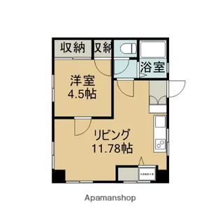 スカイライト安浦Ⅰ【401号室】の間取り