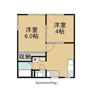 グリーンヒル(上町2丁目)【103号室】の間取り