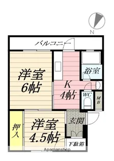 池田マンション3号棟【2階】の間取り