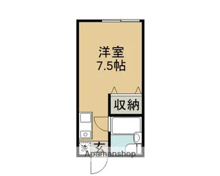 エクセルつくし乃【105号室】の間取り