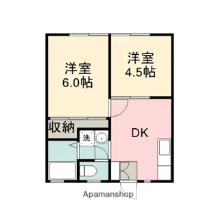 インセンス馬堀町【1階】の間取り