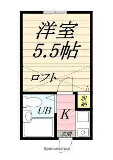 1Kの間取り画像