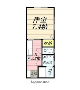 ラポールコヤマ【1階】の間取り