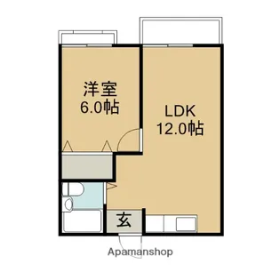 シェルハイツ【2階】の間取り