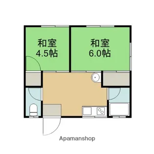 原ハイツ【101号室】の間取り