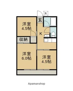 シティハイムTH【102号室】の間取り