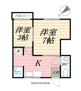 VILLA ANJIN【1階】の間取り