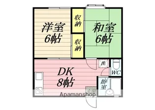 マインフラッツ【2階】の間取り