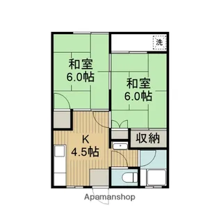 松風荘【7号室】の間取り