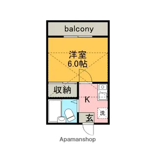 レオパレス森崎Ⅱ【205号室】の間取り