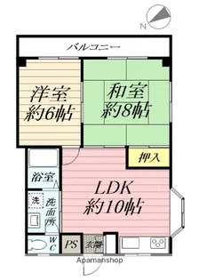 小林ビル【303号室】の間取り