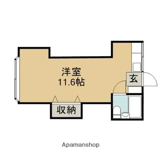 第2サンハイツ追浜【1階】の間取り