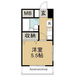 クリオ横須賀中央壱番館【802号室】の間取り