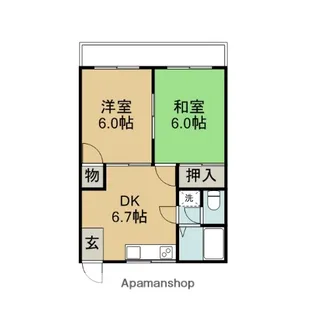 シーサイドパレス【302号室】の間取り