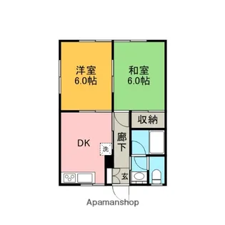 ハイムMK【103号室】の間取り
