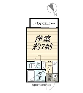 コーポエスカルゴⅡ【201号室】の間取り