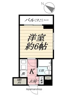 シルフィード衣笠【401号室】の間取り