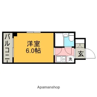 シルフィード衣笠【3階】の間取り