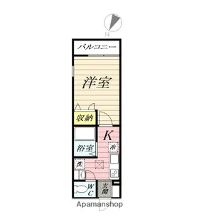 LATOUR(ラトゥール)【101号室】の間取り