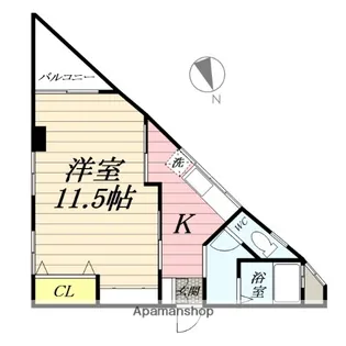 下沢ビル【202号室】の間取り