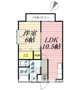 パルトサンフィールド【1階】の間取り