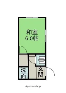 雨宮アパート【201号室】の間取り