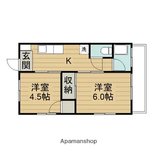 汐入マンション【103号室】の間取り