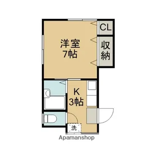 深田ハイツ【101号室】の間取り